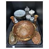 Carnival Glass, Porcelain Trinket Boxes,