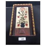 Vintage Hand Painted Wilbur Chocolate Box.