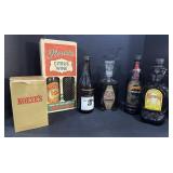 7 Liquor Bottles.