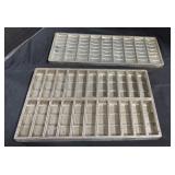 2 Metal Candy Mold Trays.