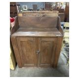 Primitive Oak Dry Sink.
