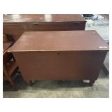 Antique Painted Blanket Chest.