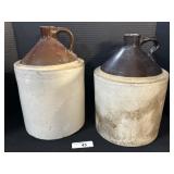 2 Large Vintage Stoneware Jugs.