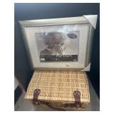 Picnic Basket & 14x18 Frame.