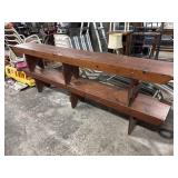 Primitive Bucket Benches.