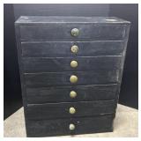 Small Primitive Chest Of Drawers.