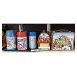 Vtg Tin Lunchboxes, GunSmoke, KungPhooey, Mickey