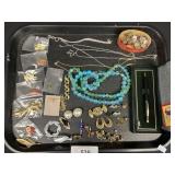 Cross Pen, Ladies Costume Jewelry.