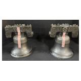 2 Michters Liberty Bell Whiskey Decanters.