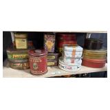 Advertising Tins.