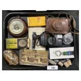Vintage Cameras, Stereoviewer Cards.