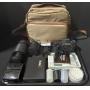 Cannon T50 Film Camera W/ Accessories & Bag.