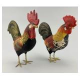 Early Easter Rooster Composition Candy Containers.