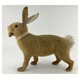 Early Mohair Easter Rabbit Candy Container.
