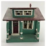Folk Art Style Cigar Box House.