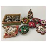 Vintage Christmas Tree Candle Clips, Reflectors.