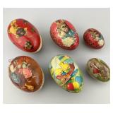 Early Papier Mache Easter Eggs.