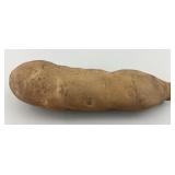 Excellent Redware Pottery Potato Flask.