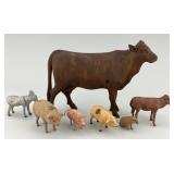 Early German Composition Stick Leg Animals.
