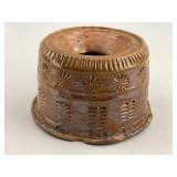 Rare Mini Henry Fare Berks Co Redware Spittoon.