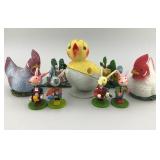 German Papier Mache Candy Containers, Orchestra.