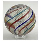 19th C German Ribbon Core Marble.
