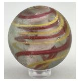 19th C German Ribbon Core Marble.