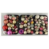 Vintage Glass Christmas Tree Ornaments.