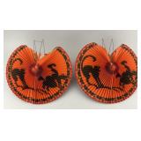 Early Papier Mache Halloween Lanterns.