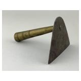 Peter Derr Berks Co Dough Scraper Stamped 1858.