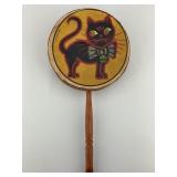 1920s German Halloween Shaker w/ Horn Handle.