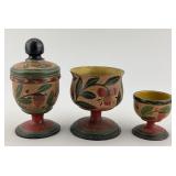 Joseph Lehn Folk Art Saffron, Egg Cup.