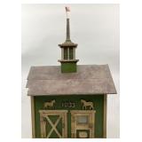 1933 Wooden Folk Art Toy Barn.