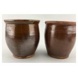 Henry Fare, Pennsylvania Redware Pottery Crocks.