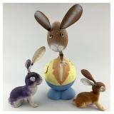 Early German Easter Bobble Candy Containers.
