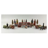 Early German Putz Figurines.