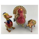 Vintage Tin Litho Mechanical Wind Up Toys.