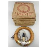 Vintage Paramount Electric Christmas Wreaths.