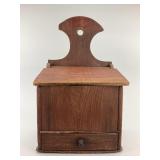 Vintage PA Wall Hanging Salt Box.