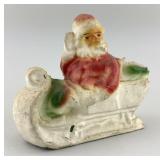 Early Papier Mache Christmas Candy Container.