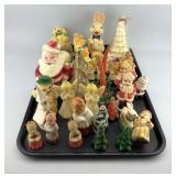 Easter & Christmas Wax Figural Candles.