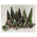 Vintage Bottle Brush Trees.