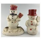 Early Papier Mache Christmas Candy Containers.