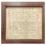 German Birth & Baptism Certificate Dated 1780.