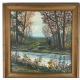 Victor Shearer Landscape Painting Dated 1944.