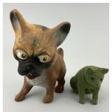 Early German Composition Candy Containers.