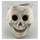 Rare Early Papier Mache Skeleton Lantern.