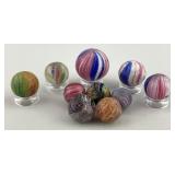 Lot Of Early German Glass Marbles.