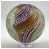Large German Ribbon Core Shooter Marble.