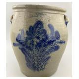 19th C Cowden Wilcox Blue Decorated Stoneware.